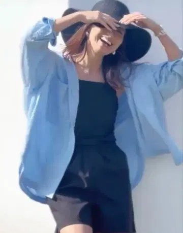 FORME 거즈 셔츠 GAUZE SHIRT [ 라이트 블루 ]