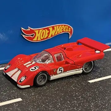 핫휠 페라리 512M 차고 레드