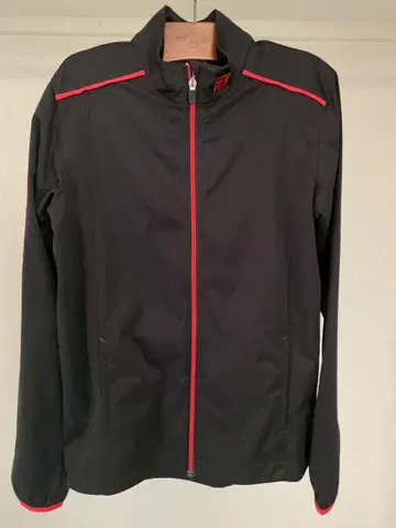 풋조이 FootJoy FJ 골프 스포츠 자켓 M 블랙 빨간색