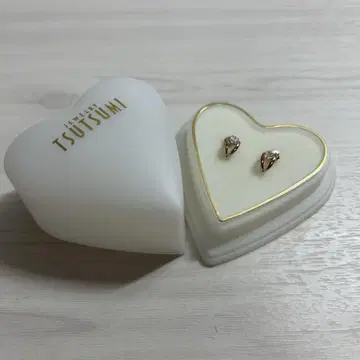 JEWELRY TSUTSUMI K14PG 지르코니아 귀걸이