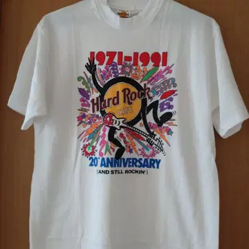 하드 록 카페 20주년 티셔츠 M 사이즈