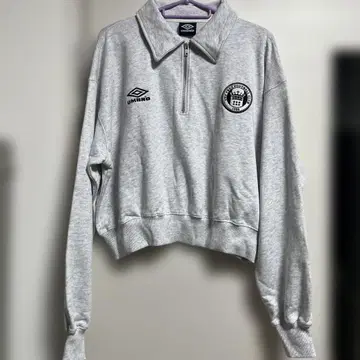 UMBRO FREAK'S STORE 엄브로 하프 지퍼 맨투맨 그레이