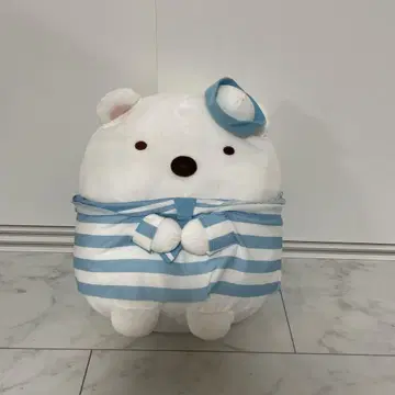 스트라이프 곰 봉제 인형