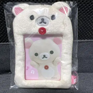 봉제 인형 사진 키링 (코리락쿠마)