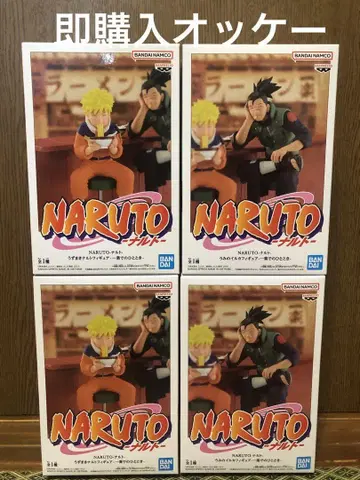 NARUTO 이치라쿠에서의 한때 우즈마키 나루토 우미노 이루카 피규어