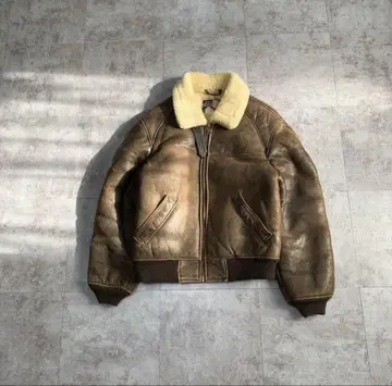 90s schott B-6 real mouton flight jacket
