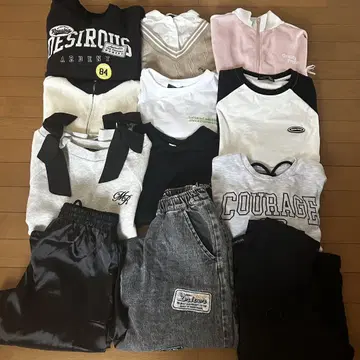 여성 의류 트렌드 중고등학생 묶음 판매 12점