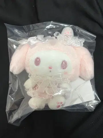 마이멜로디 화이트 딸기 티타임 마스코트 키링