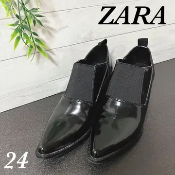 ZARA 자라 프론트 고아 로퍼 힐 슈즈