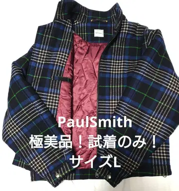 컨디션 최상! 시착만 한 상품! 폴스미스 더블 페이스 스탠드 카라 블루종