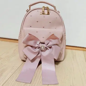 [ 한정판 가격 인하 ] LIZLISA 리즈리사 롱 리본 백팩 핑크