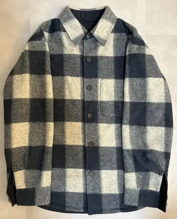 UNIQLO 오버 사이즈 셔츠 자켓 플란넬 셔츠