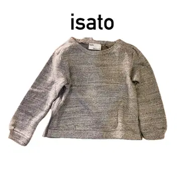 [ isato ] 속기모 풀오버 긴팔 맨투맨 맨투맨 이사토