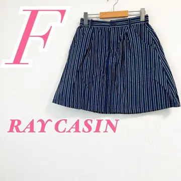 레이 카즌 스트라이프 타이트 스커트 F 캐주얼
