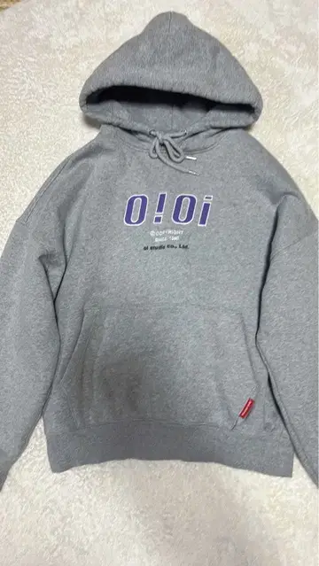 oioi 후드티 그레이 M