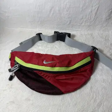 90s y2k NIKE 레드 웨스트 파우치 바디 백
