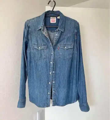 Levi's 데님 긴팔 셔츠