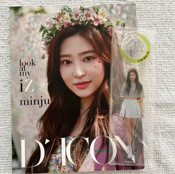 IZ*ONE 김민지 DICON 아크릴 스탠드 클리어 파일 번역 포함