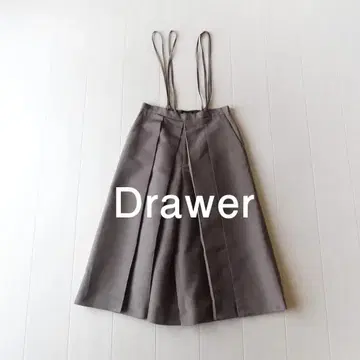 새상품급 드로어 16만 5천엔 서스펜더 팬츠 와이드 팬츠 Drawer