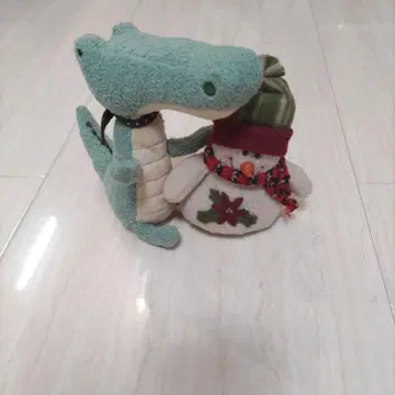 악어와 눈사람 봉제 인형 세트