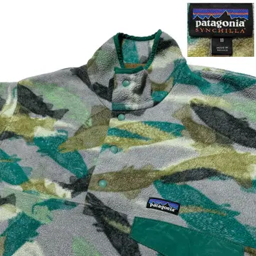 2016 파타고니아 patagonia 스냅T 플리스 올 패턴 물고기