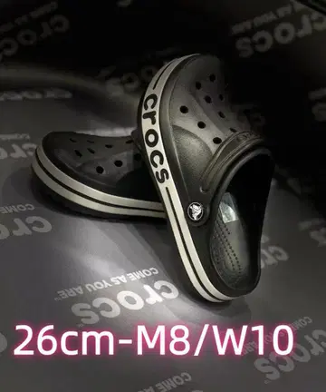 CROCS 클로그 샌들 26cm-M8/W10 블랙