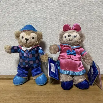 홍콩 디즈니 더피 셰리메이 봉제 인형 키링