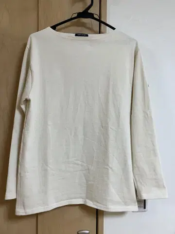 SAINT JAMES 아이보리 긴팔 티셔츠 M