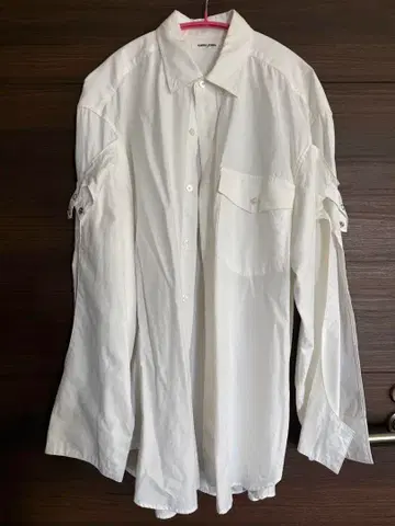 FUMIKA UCHIDA 화이트 긴팔 셔츠