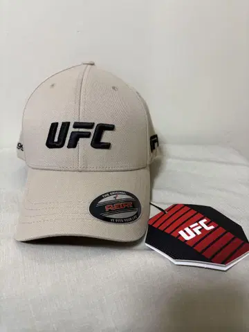 UFC 캡 모자 베이지 한국 미사용 새상품 L 사이즈