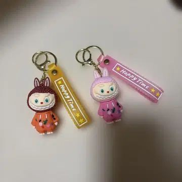 팝마트 LABUBU풍 키링 2개 세트 키링