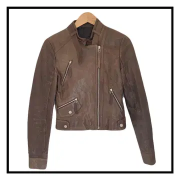 가죽 자켓 라이더스 싱글 양가죽 이탈리아제 원단 여성용 XS