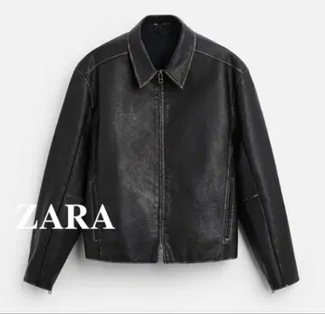 구하기 어려움 ZARA 블랙 가죽 라이더 자켓 / 빈티지 조