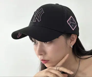 MLB 캡 BLACK PINK