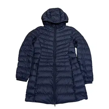 UNIQLO 유니클로 다운 코트 후드 네이비 여성용 M
