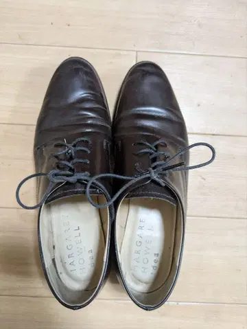 MARGARET HOWELL 다크 브라운 레이스업 슈즈