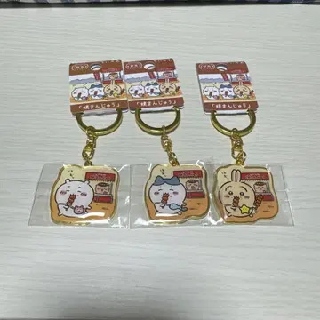 치이카와 군마 한정판 야키만주 하치와레 토끼 아크릴 키링 지역 한정