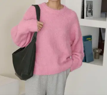 저널 스탠다드 shaggyfluffy 크루넥 풀오버 니트