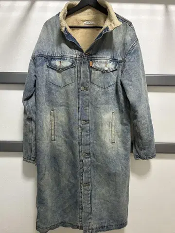 BLUTENBLATT 데님 코트 롱 기장