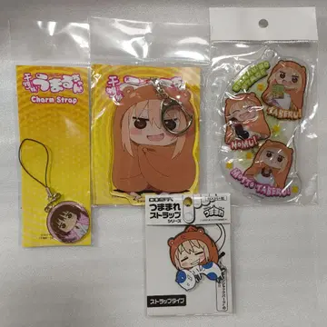 건어물 여동생! 우마루짱 키링 스트랩 세트 도마 우마루 에비나 나나