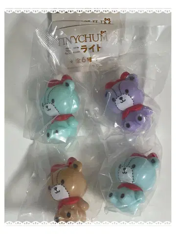 타이니 참 미니 라이트 라벤더 그린 블루 노멀 컬러 가챠