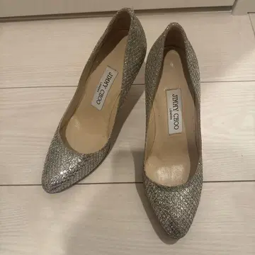 JIMMY CHOO 실버 하이힐 35.5 (22.5cm)