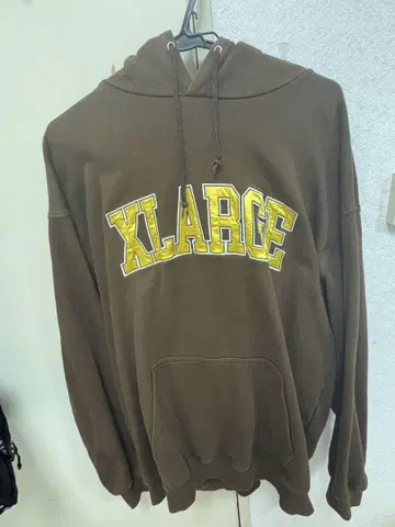 XLARGE 브라운 후드티
