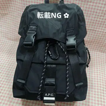 A.P.C. 블랙 럭색/백팩