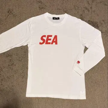WIND AND SEA [ SEA 긴팔T ] 화이트 M 윈드앤씨