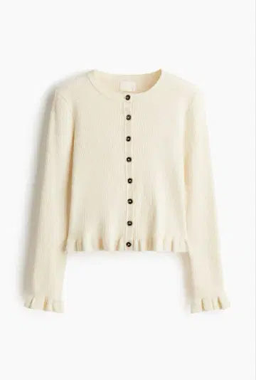 h&m 리브 니트 가디건