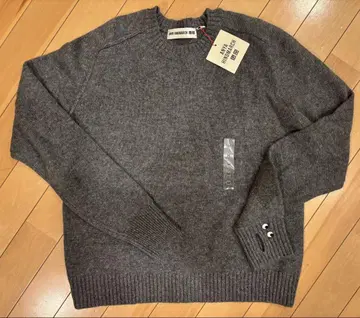 유니클로 안야 힌드마치 캐시미어 크루넥 스웨터 그레이 M