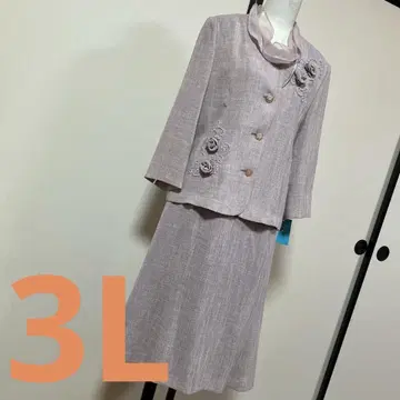 미사용 꽃 자수 셋업 포멀 슈트 3L