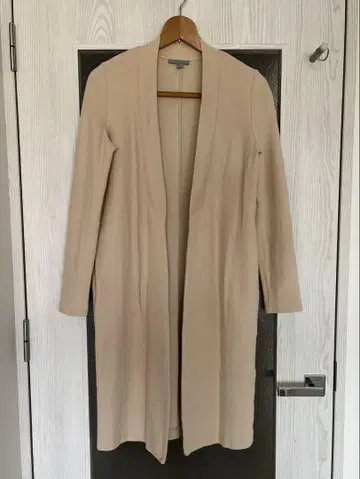 COS 핑크 롱 가운 코트