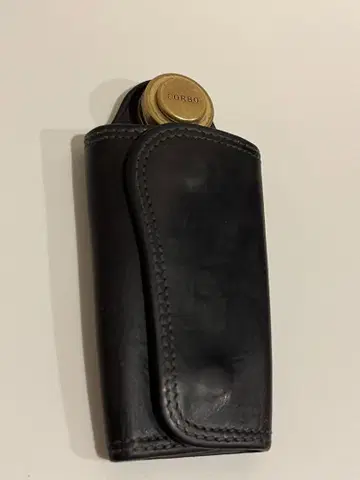 콜보 CORBO 블랙 가죽 키케이스